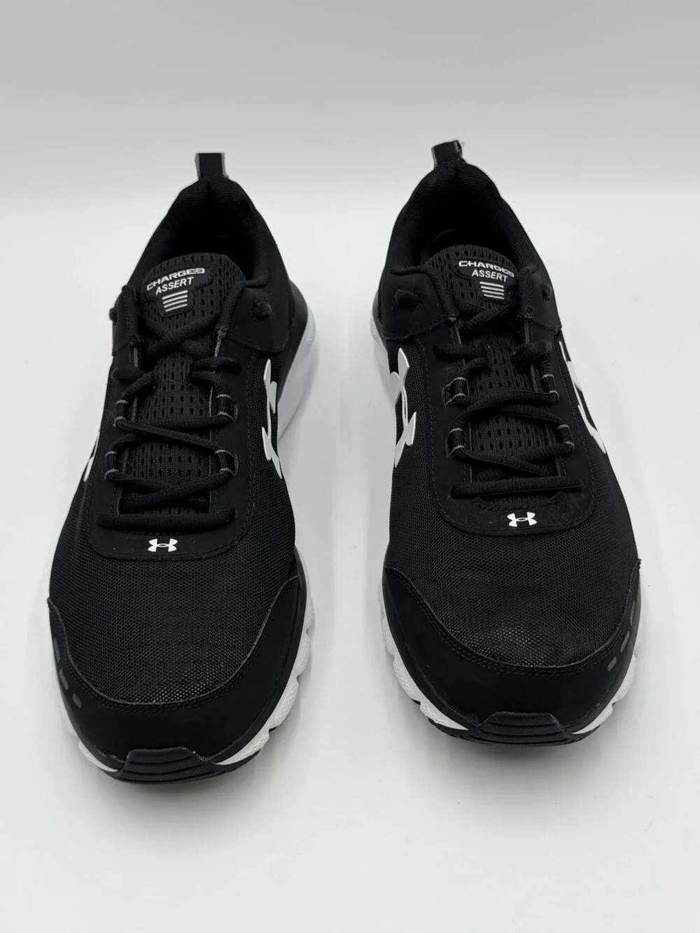 Under Armour Charged Assert 10 Men’s Size 13 4E Black Running Shoes